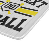 名前をパーソナライズされた追加ソフトボール選手の多様性チーム カッティングボード (角)