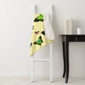 名前をパーソナライズした素晴らしい鮮やかな蝶 シェルパブランケット (インサイチュ)