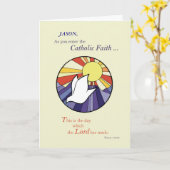 名前をパーソナライズ, RCIA ダブ・サークル・オン・イエロー, カスタム カード (黄色い花)