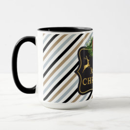 名前をパーソナライズChristmas Coffee Secret Santa マグカップ