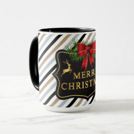 名前をパーソナライズChristmas Coffee Secret Santa マグカップ