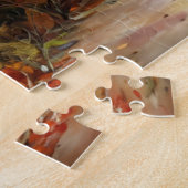 名前をパーソナライズPeter Easter Eggsバスケット ジグソーパズル (側面)