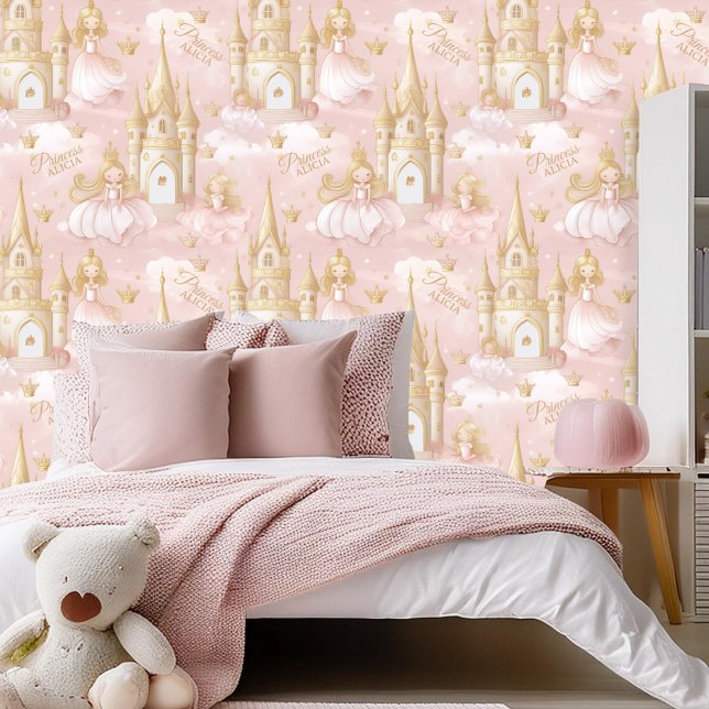 名前をプリンセスとキャッスルピンクID1053 壁紙 (クリエイターアップロード済み)