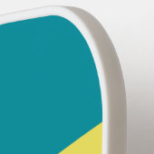 名前を付けたストライピングの間の甘い海のキス ピックルボールラケット (左詳細)