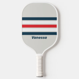 名前を付けたストライプ全体のWarbird ピックルボールラケット