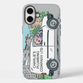 名前を付けたスモールビジネス。マン・アンド・ヴァン Case-Mate iPhoneケース (裏面)