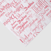 名前を付けたパーソナライズされた創造性 薄葉紙 (詳細)