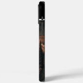 名前を付けたムースパーソナライズされた彫刻 Case-Mate iPhoneケース (裏面 / 左)