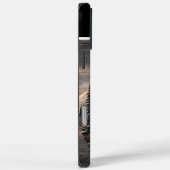 名前を付けたムースパーソナライズされた彫刻 Case-Mate iPhoneケース (裏面 / 右)