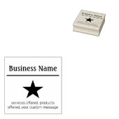 名前を付けた会社と会社のロゴ ラバースタンプ (押印)