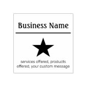 名前を付けた会社と会社のロゴ ラバースタンプ (インプリント)