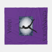 名前を付けた体パーソナライズされた操フリースブランケット。 フリースブランケット (正面(横))