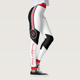 名前を付けた愛国心のあるトリニダード・トバゴ レギンス