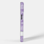 名前を付けた紫のコルセットレース Case-Mate iPhoneケース (裏面 / 右)