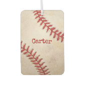 名前を付けた野球マクロ カーエアーフレッシュナー (正面)