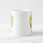 名前を付けた電気工事士のイメージ ジャンボコーヒーマグカップ (正面)