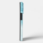 名前を付けた青い大理石 Case-Mate iPhoneケース (裏面 / 右)