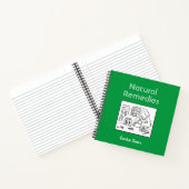 名前を付けたNatural Herbal Remedyノート ノートブック (内部)
