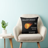 名前を付けてバスケットボールの枕をパーソナライズ クッション (椅子)