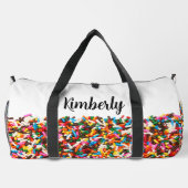 名前を付けて振り分ける ダッフルバッグ (裏面)