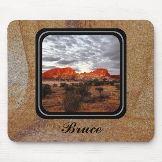 名前を付けて独自のマウスパッドを作成する マウスパッド (正面)