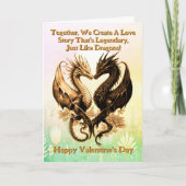 名前を付けて、一緒にラブストーリーを作成する カード (正面)