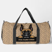 名前を付けるボクサー・ドッグ ダッフルバッグ (正面)