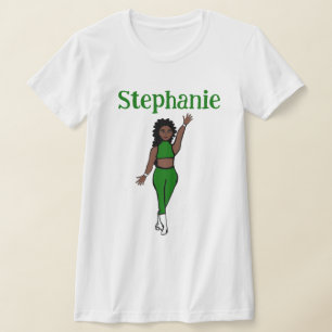 名前を付けるGreen Dancer Tシャツ