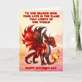 名前を付け、ドラゴンママ、炎が我々の世界を照らす カード (正面)