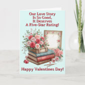 名前を付け、愛の物語を非常に良く – Valentines Day カード (正面)