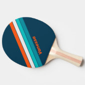 名前を付ストライプのけたブルーボトルエコー 卓球ラケット (横)
