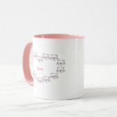 名前を作成するマグカップALCM005 マグカップ (正面左)