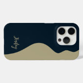 名前を個人用に追加する Case-Mate iPhoneケース (裏面 (横))