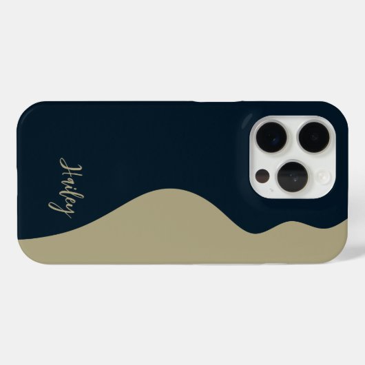 名前を個人用に追加する Case-Mate iPhoneケース (裏面 (横))