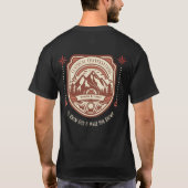 (名前を入れてカスタマイズ!) CC チャレンジ IV Tシャツ (裏面)
