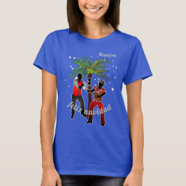 名前を入れてパームツリーの下のパランドーロス Tシャツ