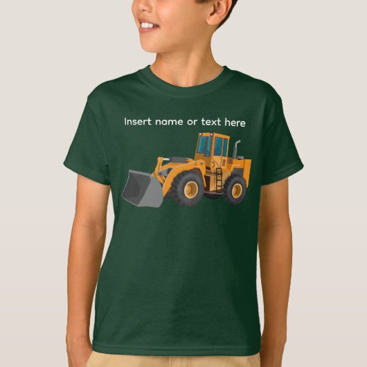 名前を入れるヤードローダー Tシャツ (正面)