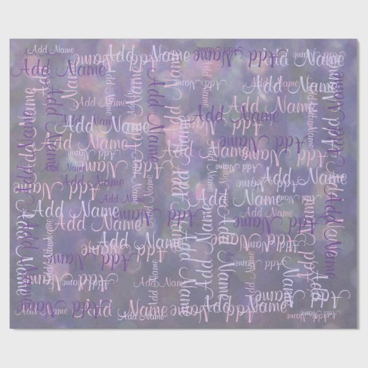 名前を加えて下さい ラッピングペーパー (フラット)