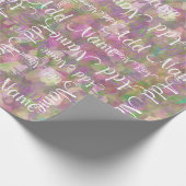 名前を加えて下さい ラッピングペーパー (角)