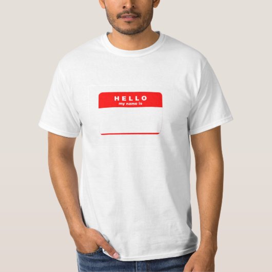 名前を加えて下さい Tシャツ (正面)