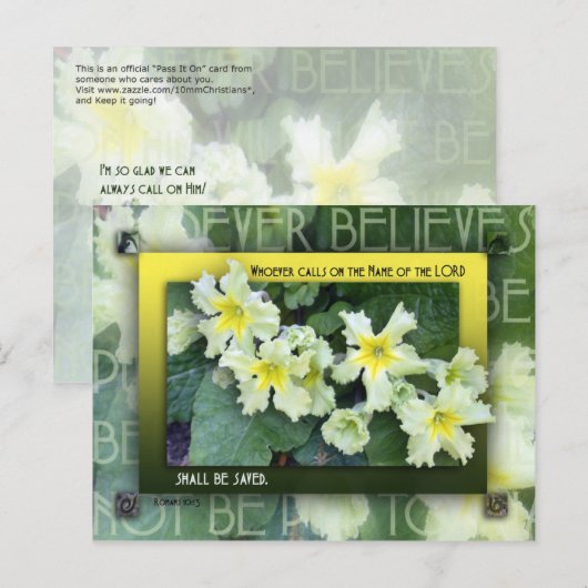 名前を呼ぶ人 ポストカード (正面/裏面)