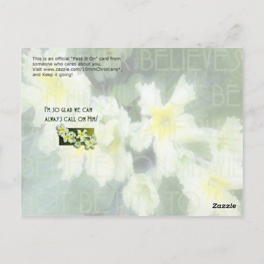 名前を呼ぶ人 ポストカード (裏面)