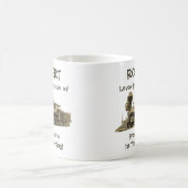 名前を変える文字蒸気機関車の音が大好き コーヒーマグカップ (中央)