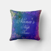 名前を変更ナナの昼寝時間の祖母ナナ クッション (裏面)