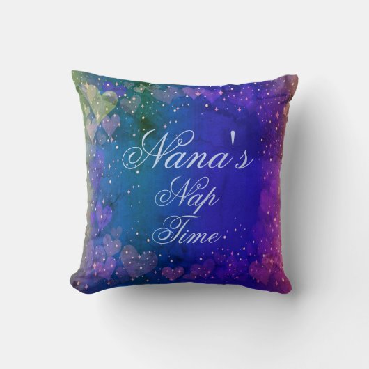 名前を変更ナナの昼寝時間の祖母ナナ クッション (正面)