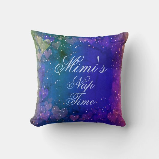 名前を変更ミミの昼寝時間の祖母ナナ クッション (正面)