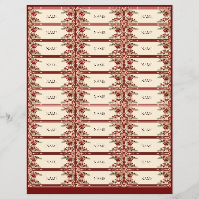 名前を引く秘密のサンタクリスマスオフィスゲーム (正面)