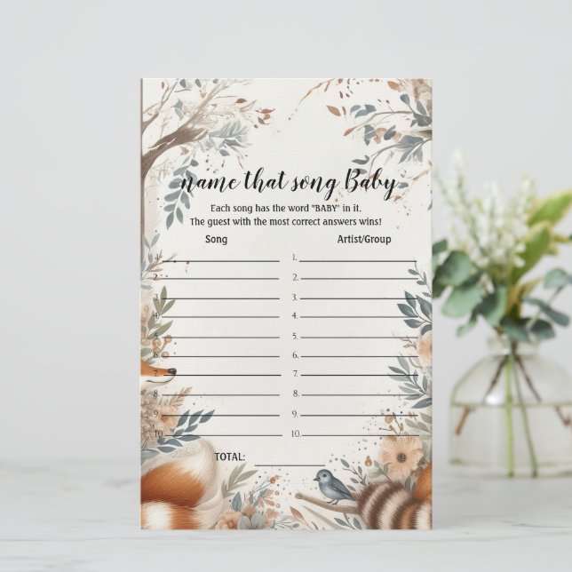 名前を当てよう ソングベイビーシャワーゲーム (スタンド正面)