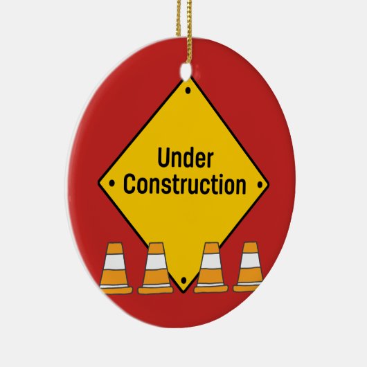 名前を持つ円錐と建築下 セラミックオーナメント (右)