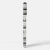 名前を持つ垂直ピアノ鍵パーソナライズされた Case-Mate iPhoneケース (裏面 / 右)